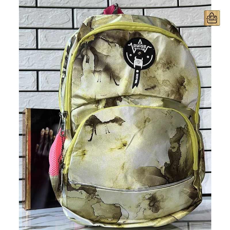 کوله پشتی دخترانه طرح آبرنگی کد b8