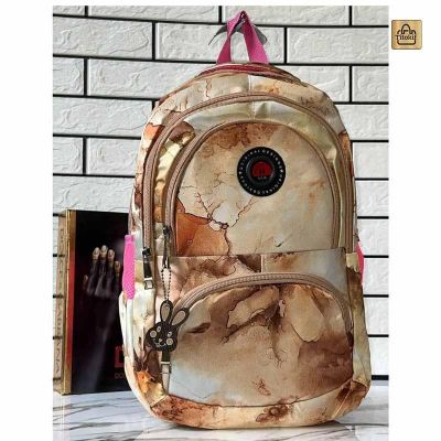 کوله پشتی دخترانه طرح آبرنگی کد b8