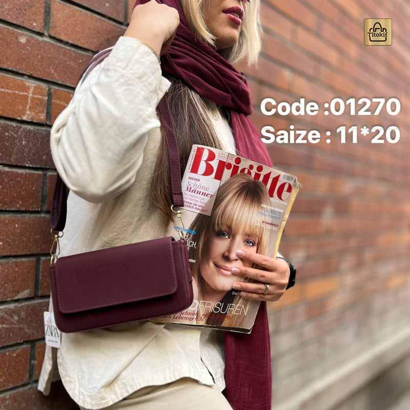 کیف پاسپورتی دخترانه کد 01270