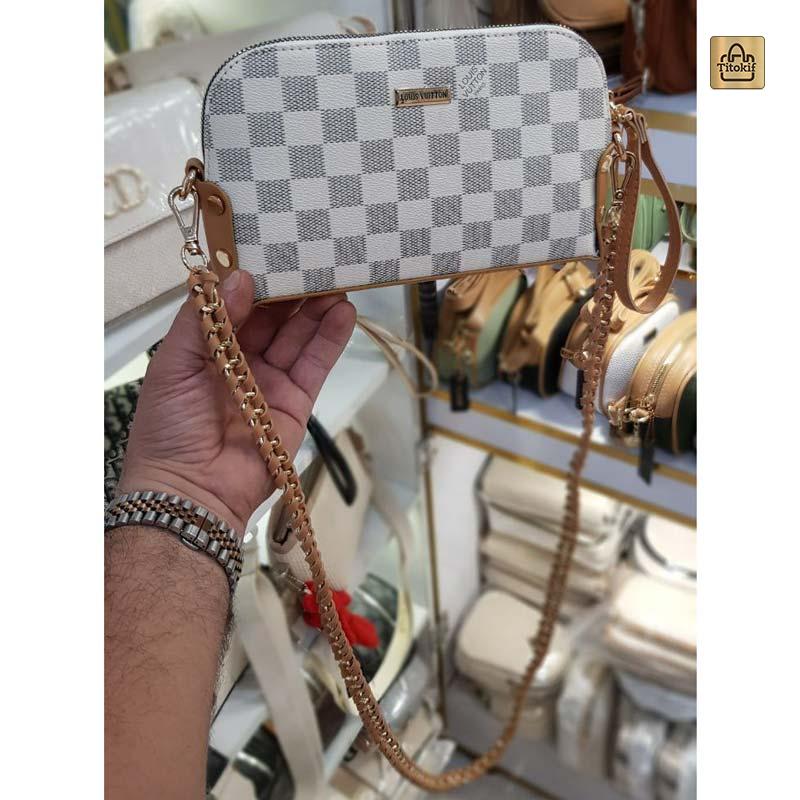 کیف پاسپورتی دخترانه دو حالته دوشی و دستی کد 1219