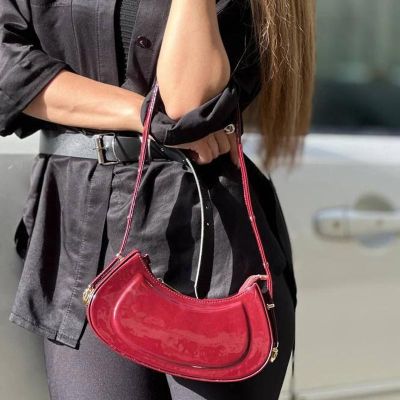 کیف دوشی دخترانه ورنی کد 0275