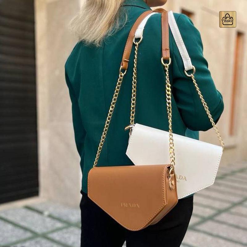 کیف دوشی دخترانه پرادا Prada کد 1711