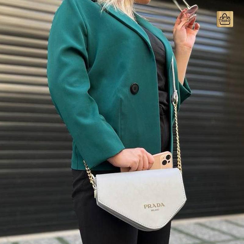 کیف دوشی دخترانه پرادا Prada کد 1711