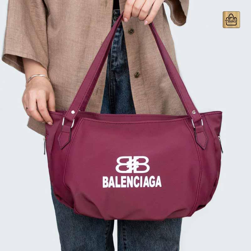 کیف دوشی بالنسیاگا Balenciaga چرم نانسی کد 5572