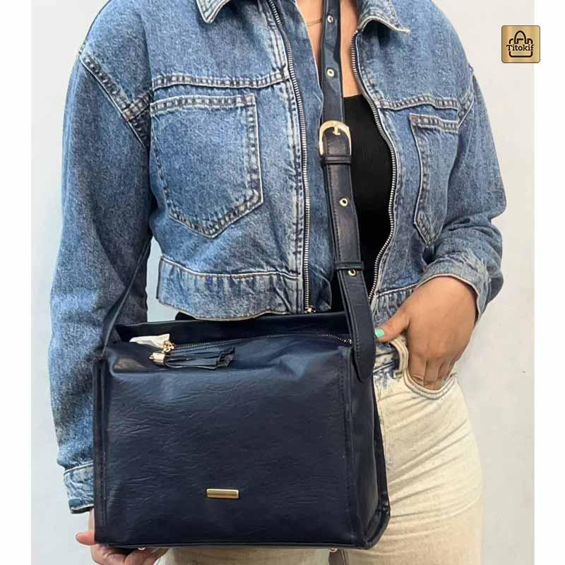 کیف دوشی زنانه سایز بزرگ کد 969