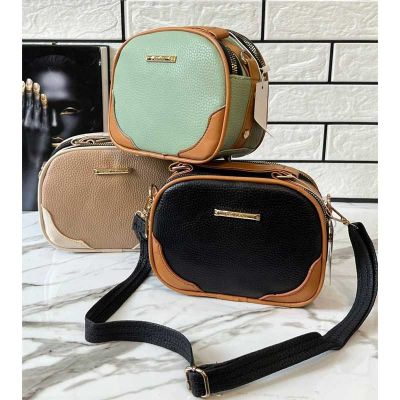 کیف دوشی و دستی دخترانه مدل دو زیپ کد b20