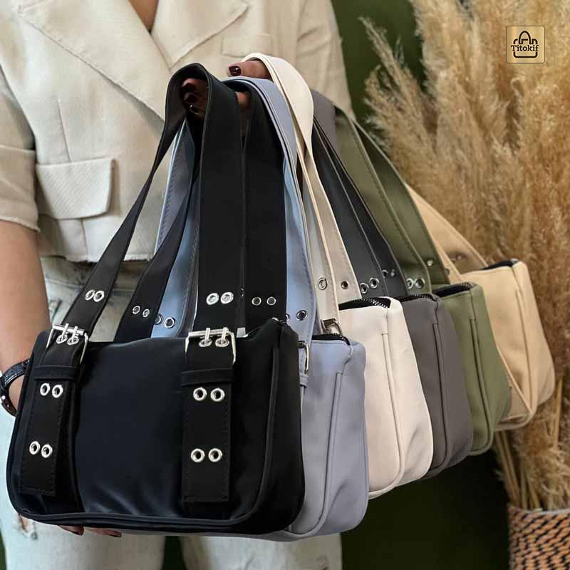کیف دوشی دستی دوحالته دخترانه مدل پانچی کد b67