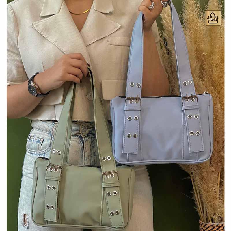 کیف دوشی دستی دوحالته دخترانه مدل پانچی کد b67