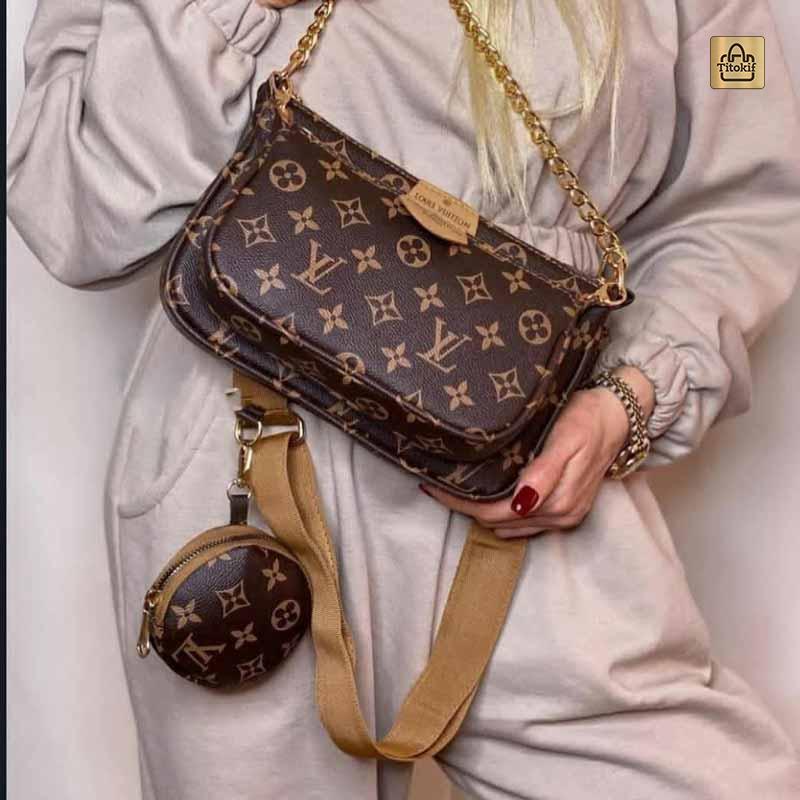 کیف دوشی دخترانه سه تکه مدل مارک