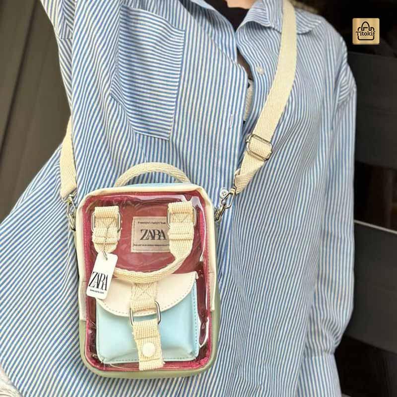 کیف دخترانه دو حالته دوشی و دستی کد 0277