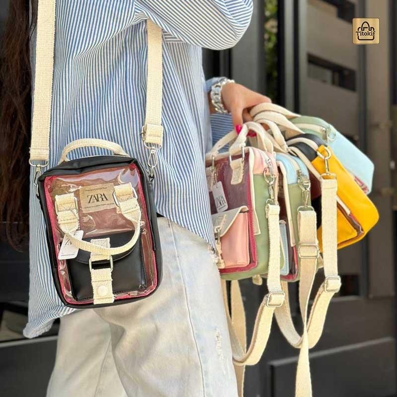 کیف دخترانه دو حالته دوشی و دستی کد 0277