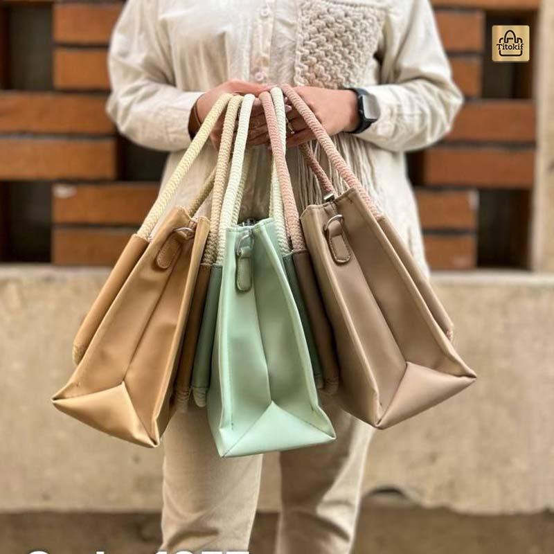 کیف دخترانه نانسی دوشی دستی دو حالته دانشجویی کد 1257