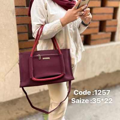 کیف دخترانه نانسی دوشی دستی دو حالته دانشجویی کد 1257
