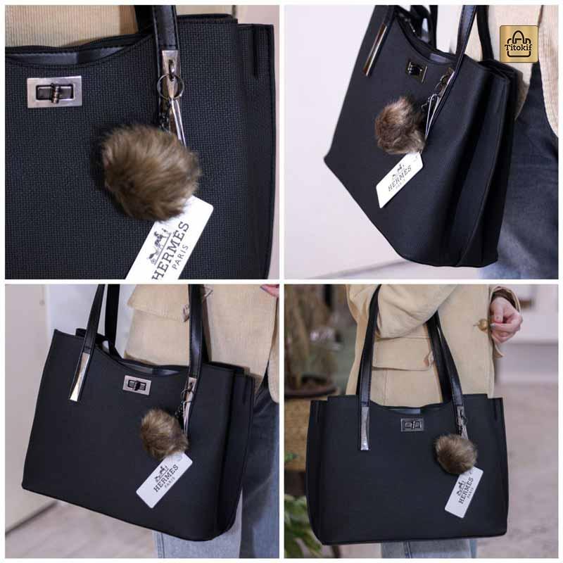 کیف دوشی دستی زنانه چرم طرح کنف کد 1732