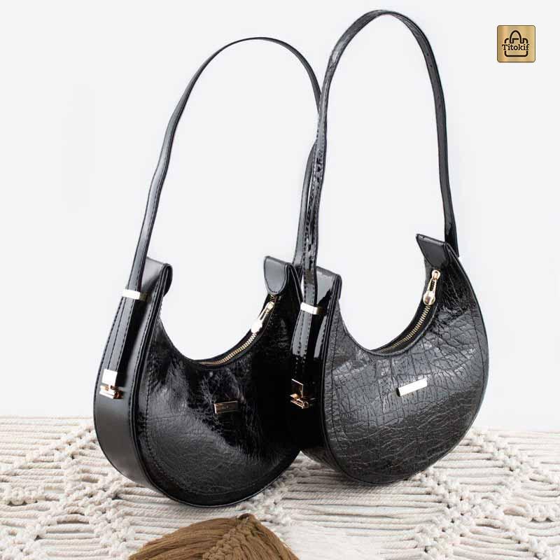 کیف دوشی هلالی دخترانه کد 4628