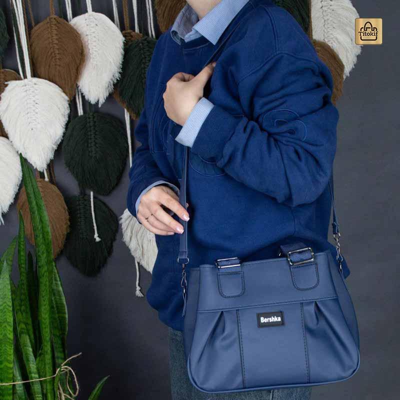 کیف دوشی دستی دوحالته دخترانه برشکا نانسی کد 5577