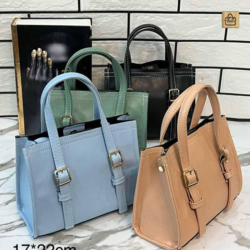 کیف دوشی دستی دوحالته چرم دخترانه کد b126