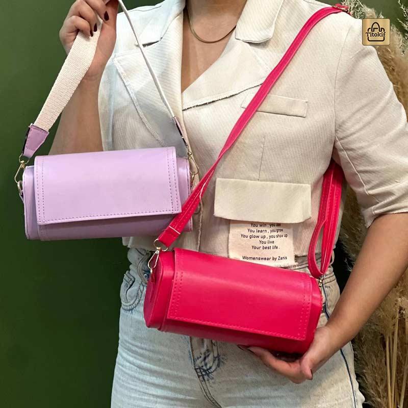 کیف دخترانه دوشی دستی دو حالته کد b61