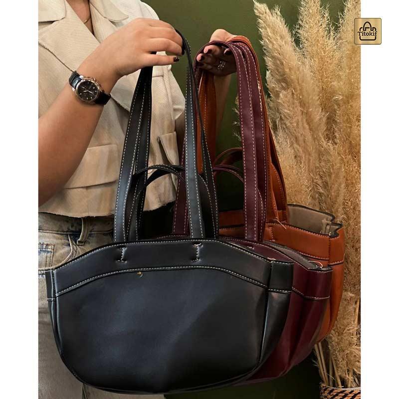 کیف دخترانه دوشی دستی دو حالته کد b70