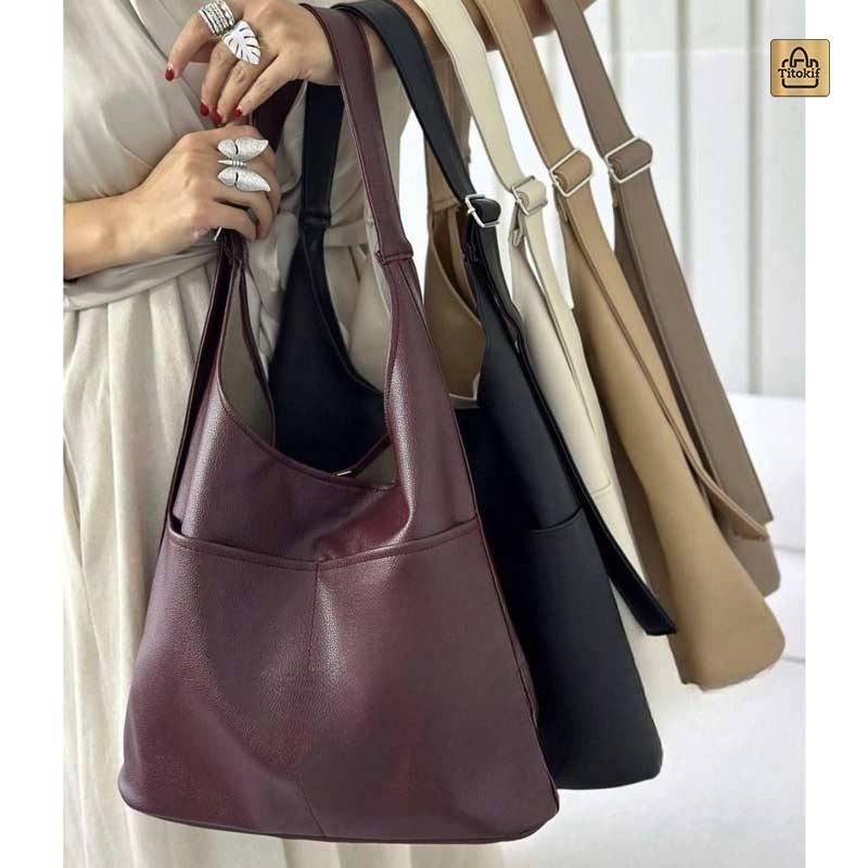 کیف دوشی دستی دوحالته دخترانه دانشجویی کد 1280
