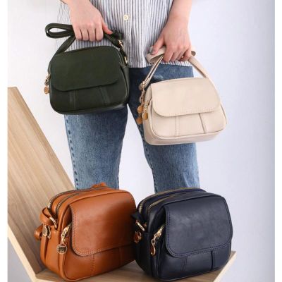 کیف دوشی سه زیپ دخترانه کد 599
